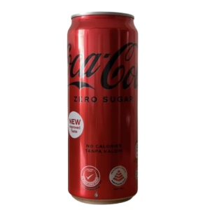 COCA COLA TIN ZERO SUGAR 330ML